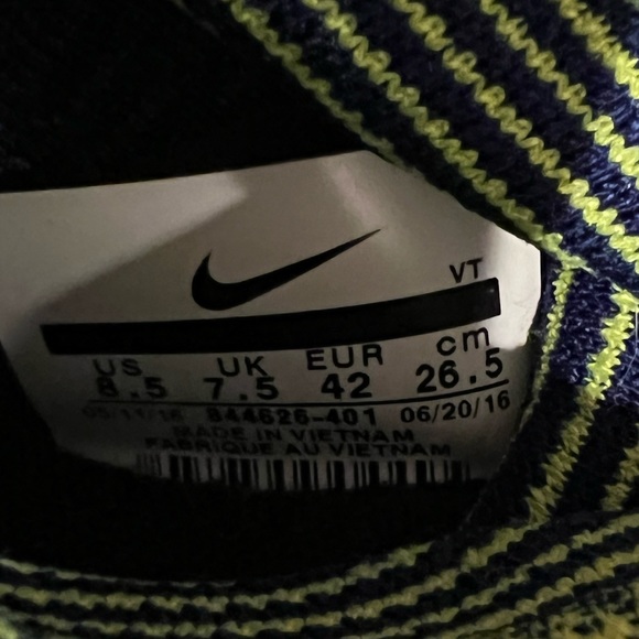Zoom Mercurial Flyknit 'Deep Royal Blue'- USED ONCE (No box) - Picture 9 of 9